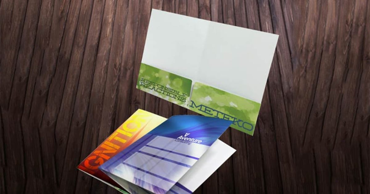 order presentation folders